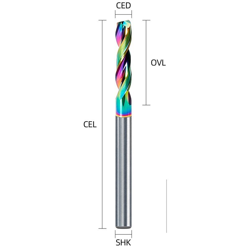 YINGBA two-flute profiling end mill for aluminium
