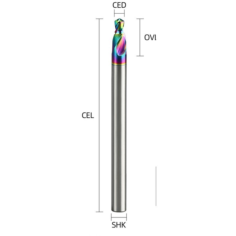 YINGBA step countersink drill, solid carbide