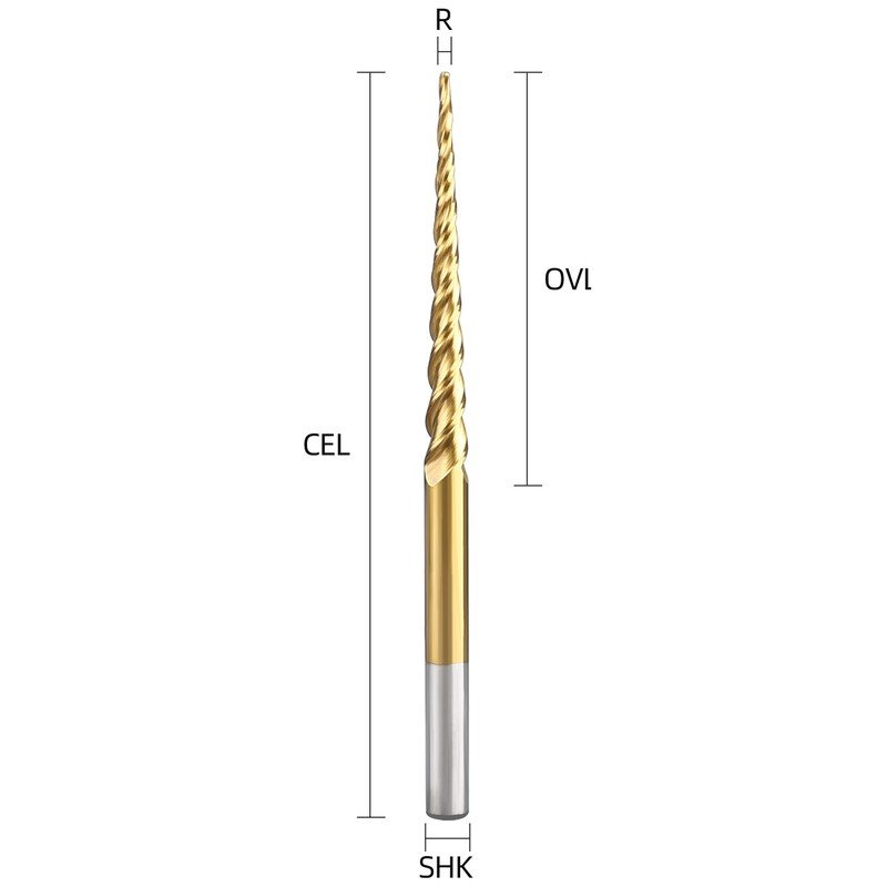 YINGBA tapered foam engraving router bit